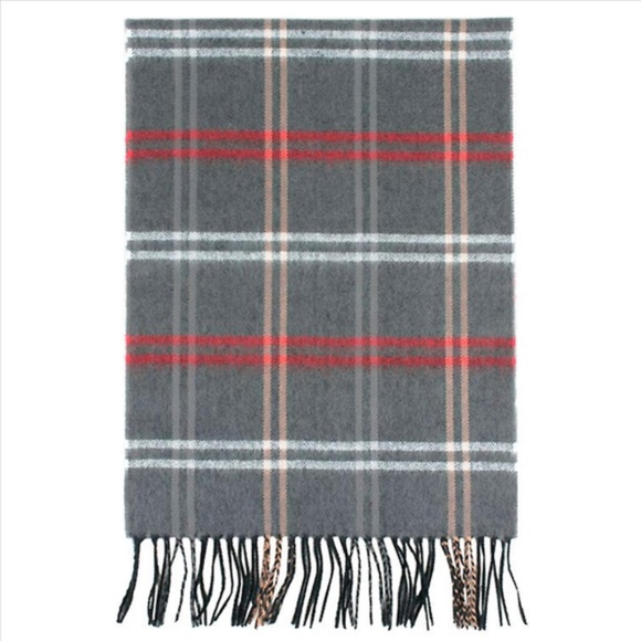 Softer Than Cashmere Accessories - Softer Than Cashmere Gray Plaid Scarf